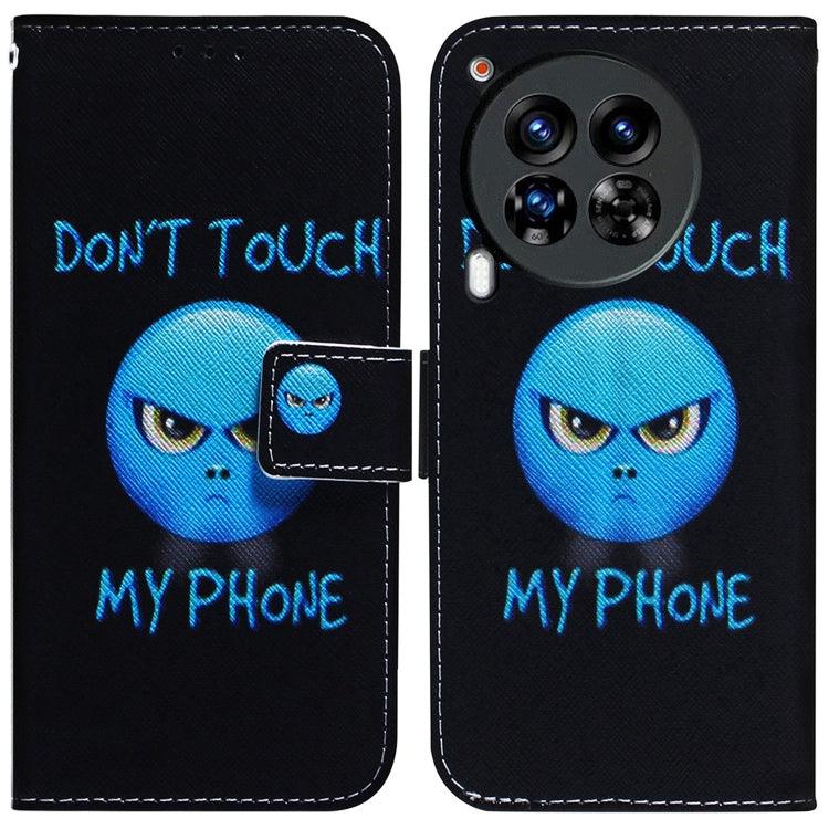 Coloured Drawing Flip Leather Phone Case, For Tecno Spark Go 1 / Pop 9 Pro, For Tecno Camon 30 Premier 5G, For Tecno Pova 6 Neo, For Tecno Pova 6 Pro / Pova 6