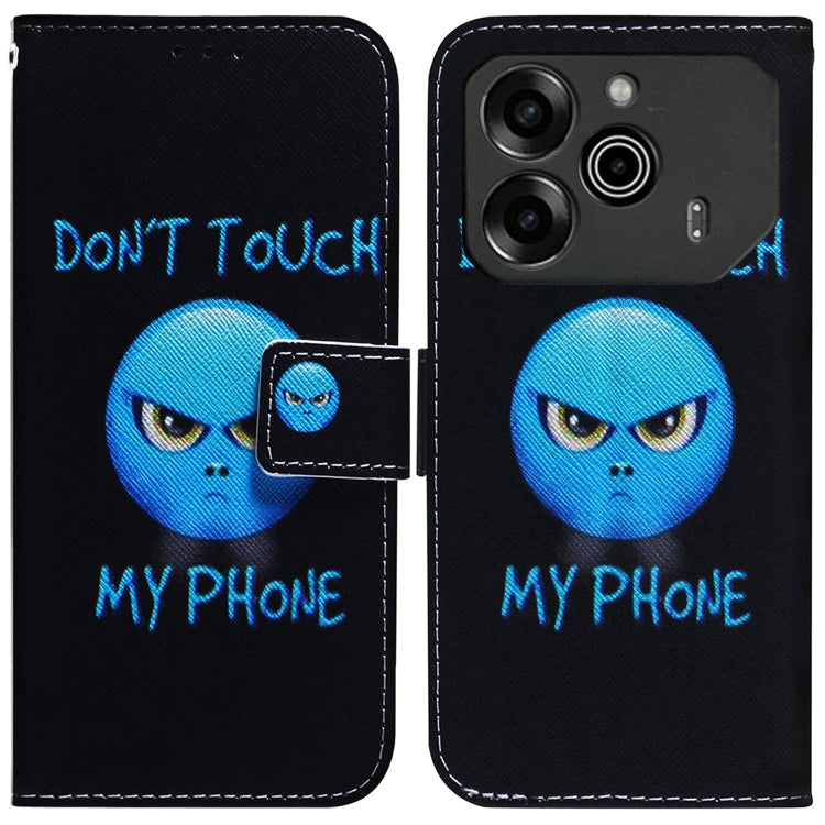Coloured Drawing Flip Leather Phone Case, For Tecno Spark Go 1 / Pop 9 Pro, For Tecno Camon 30 Premier 5G, For Tecno Pova 6 Neo, For Tecno Pova 6 Pro / Pova 6