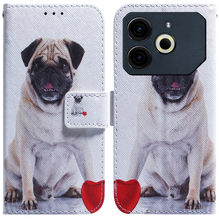 Coloured Drawing Flip Leather Phone Case, For Tecno Spark Go 1 / Pop 9 Pro, For Tecno Camon 30 Premier 5G, For Tecno Pova 6 Neo, For Tecno Pova 6 Pro / Pova 6