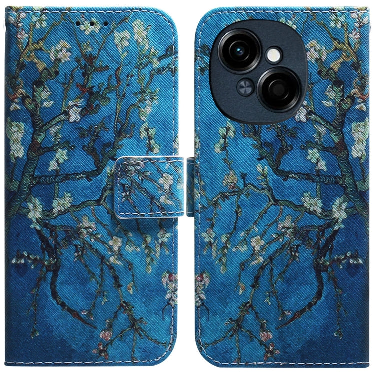 Coloured Drawing Flip Leather Phone Case, For Tecno Spark Go 1 / Pop 9 Pro, For Tecno Camon 30 Premier 5G, For Tecno Pova 6 Neo, For Tecno Pova 6 Pro / Pova 6