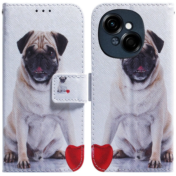Coloured Drawing Flip Leather Phone Case, For Tecno Spark Go 1 / Pop 9 Pro, For Tecno Camon 30 Premier 5G, For Tecno Pova 6 Neo, For Tecno Pova 6 Pro / Pova 6