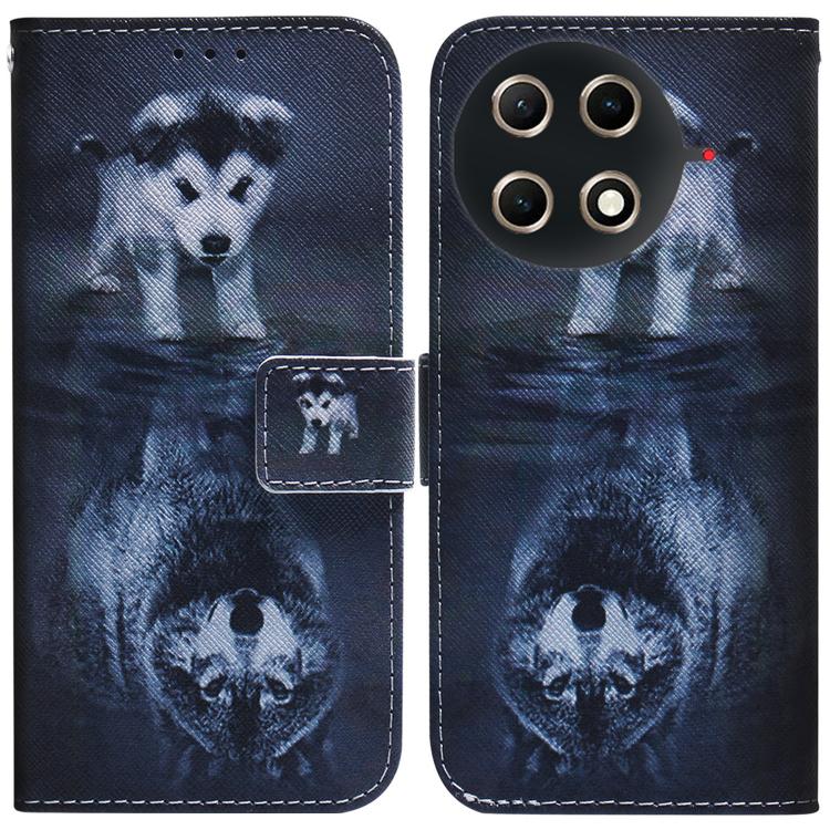 Coloured Drawing Flip Leather Phone Case, For Tecno Pop 10 / Spark Go 2 4G, For Tecno Pop 9 5G / Spark 30C 5G, For Tecno Camon 30S / Camon 30S Pro, For Tecno Spark 30C
