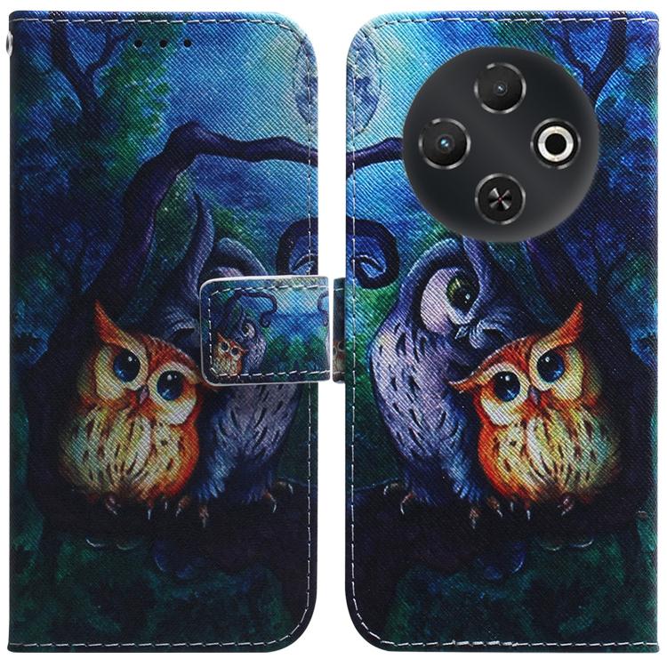 Coloured Drawing Flip Leather Phone Case, For Tecno Pop 10 / Spark Go 2 4G, For Tecno Pop 9 5G / Spark 30C 5G, For Tecno Camon 30S / Camon 30S Pro, For Tecno Spark 30C