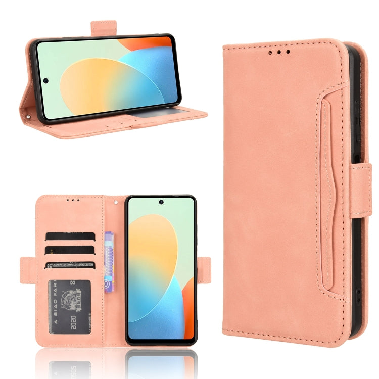 Skin Feel Calf Texture Card Slots Leather Phone Case, For Tecno Camon 30 Premier 5G, For Tecno Pova 6 Neo 4G, For Tecno Pova 6 4G, For Tecno Camon 30 Pro 5G, For Tecno Camon 30 5G / 4G, For Tecno Pova 6 Pro 5G, For Tecno Spark 20 Pro+ 4G KJ7           ...