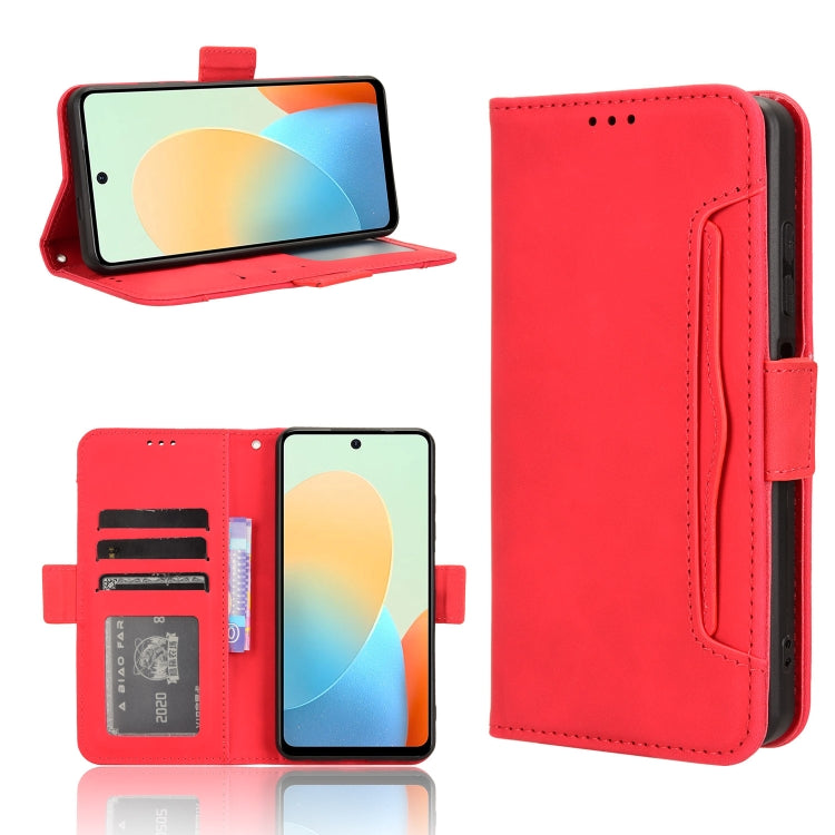 Skin Feel Calf Texture Card Slots Leather Phone Case, For Tecno Camon 30 Premier 5G, For Tecno Pova 6 Neo 4G, For Tecno Pova 6 4G, For Tecno Camon 30 Pro 5G, For Tecno Camon 30 5G / 4G, For Tecno Pova 6 Pro 5G, For Tecno Spark 20 Pro+ 4G KJ7           ...