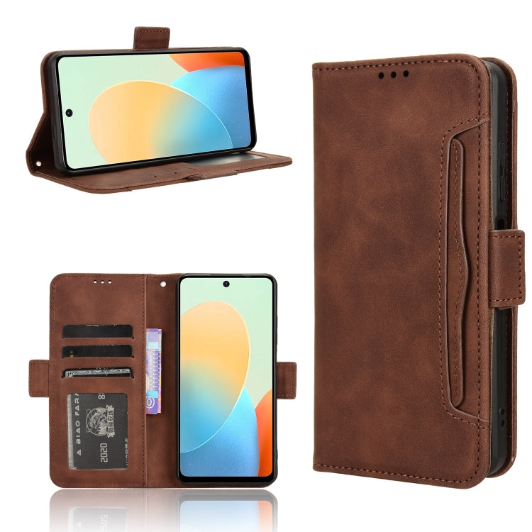 Skin Feel Calf Texture Card Slots Leather Phone Case, For Tecno Camon 30 Premier 5G, For Tecno Pova 6 Neo 4G, For Tecno Pova 6 4G, For Tecno Camon 30 Pro 5G, For Tecno Camon 30 5G / 4G, For Tecno Pova 6 Pro 5G, For Tecno Spark 20 Pro+ 4G KJ7           ...