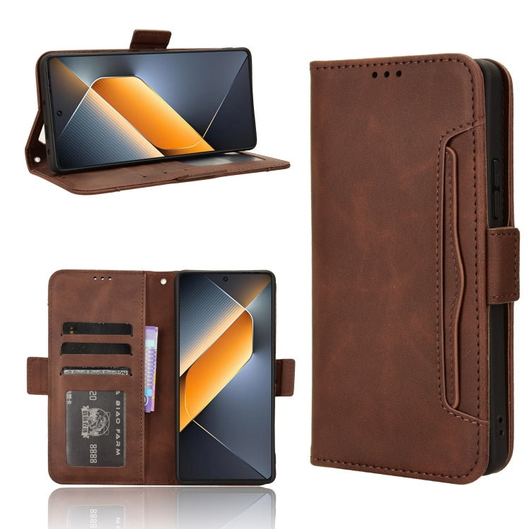 Skin Feel Calf Texture Card Slots Leather Phone Case, For Tecno Camon 30 Premier 5G, For Tecno Pova 6 Neo 4G, For Tecno Pova 6 4G, For Tecno Camon 30 Pro 5G, For Tecno Camon 30 5G / 4G, For Tecno Pova 6 Pro 5G, For Tecno Spark 20 Pro+ 4G KJ7           ...