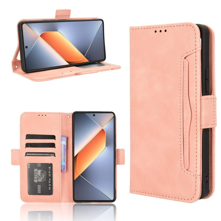 Skin Feel Calf Texture Card Slots Leather Phone Case, For Tecno Camon 30 Premier 5G, For Tecno Pova 6 Neo 4G, For Tecno Pova 6 4G, For Tecno Camon 30 Pro 5G, For Tecno Camon 30 5G / 4G, For Tecno Pova 6 Pro 5G, For Tecno Spark 20 Pro+ 4G KJ7           ...