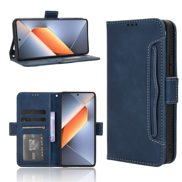 Skin Feel Calf Texture Card Slots Leather Phone Case, For Tecno Camon 30 Premier 5G, For Tecno Pova 6 Neo 4G, For Tecno Pova 6 4G, For Tecno Camon 30 Pro 5G, For Tecno Camon 30 5G / 4G, For Tecno Pova 6 Pro 5G, For Tecno Spark 20 Pro+ 4G KJ7           ...