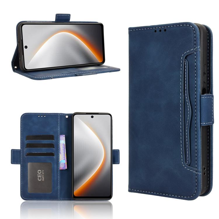 Skin Feel Calf Texture Card Slots Leather Phone Case, For Tecno Pova 7 5G, For Tecno Spark 40 Pro+ 4G, For Tecno Spark 40 Pro 4G, For Tecno Spark 40 4G, For Tecno Pova 7 Ultra 5G, For Tecno Pova 7 4G, For Tecno Spark Go 2 4G, For Tecno Pova Curve 5G   ...