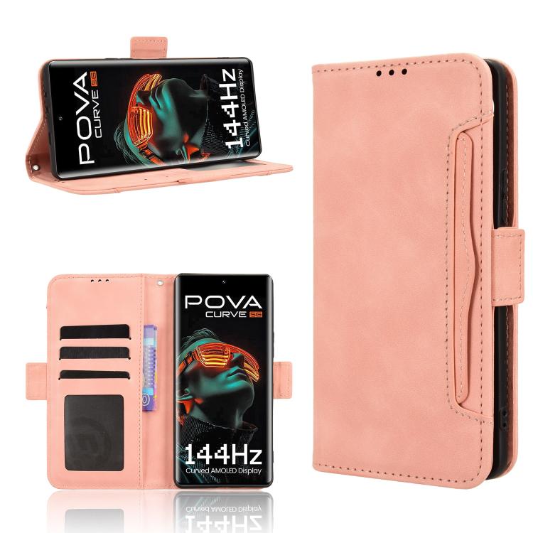 Skin Feel Calf Texture Card Slots Leather Phone Case, For Tecno Pova 7 5G, For Tecno Spark 40 Pro+ 4G, For Tecno Spark 40 Pro 4G, For Tecno Spark 40 4G, For Tecno Pova 7 Ultra 5G, For Tecno Pova 7 4G, For Tecno Spark Go 2 4G, For Tecno Pova Curve 5G   ...