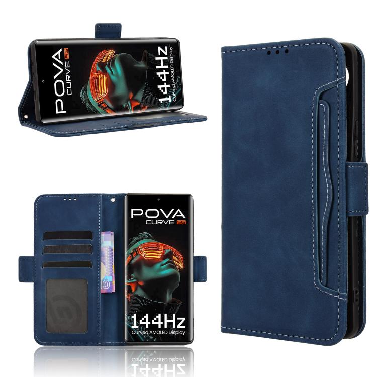 Skin Feel Calf Texture Card Slots Leather Phone Case, For Tecno Pova 7 5G, For Tecno Spark 40 Pro+ 4G, For Tecno Spark 40 Pro 4G, For Tecno Spark 40 4G, For Tecno Pova 7 Ultra 5G, For Tecno Pova 7 4G, For Tecno Spark Go 2 4G, For Tecno Pova Curve 5G   ...