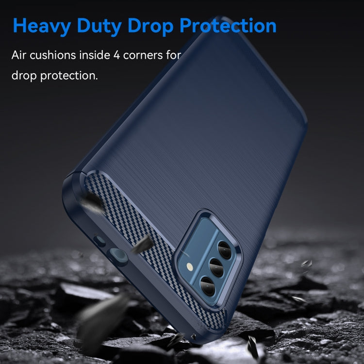 Brushed Texture Carbon Fiber TPU Phone Case, For Nokia C300, For Nokia C32