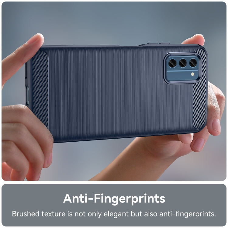 Brushed Texture Carbon Fiber TPU Phone Case, For Nokia C300, For Nokia C32