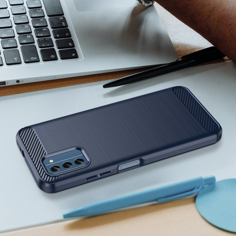 Brushed Texture Carbon Fiber TPU Phone Case, For Nokia C300, For Nokia C32