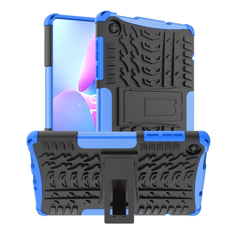 Tire Texture TPU + PC Tablet Case with Holder, For Lenovo Tab M10, For Lenovo Tab M8 4th Gen