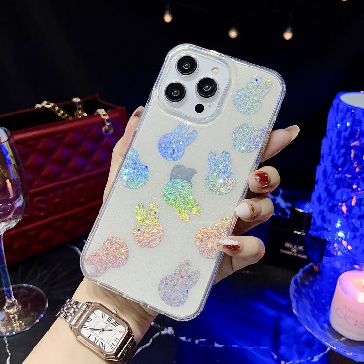 Little Star Series Glitter Powder TPU Phone Case, For iPhone 14, For iPhone 14 Pro, For iPhone 14 Pro Max, For iPhone 13