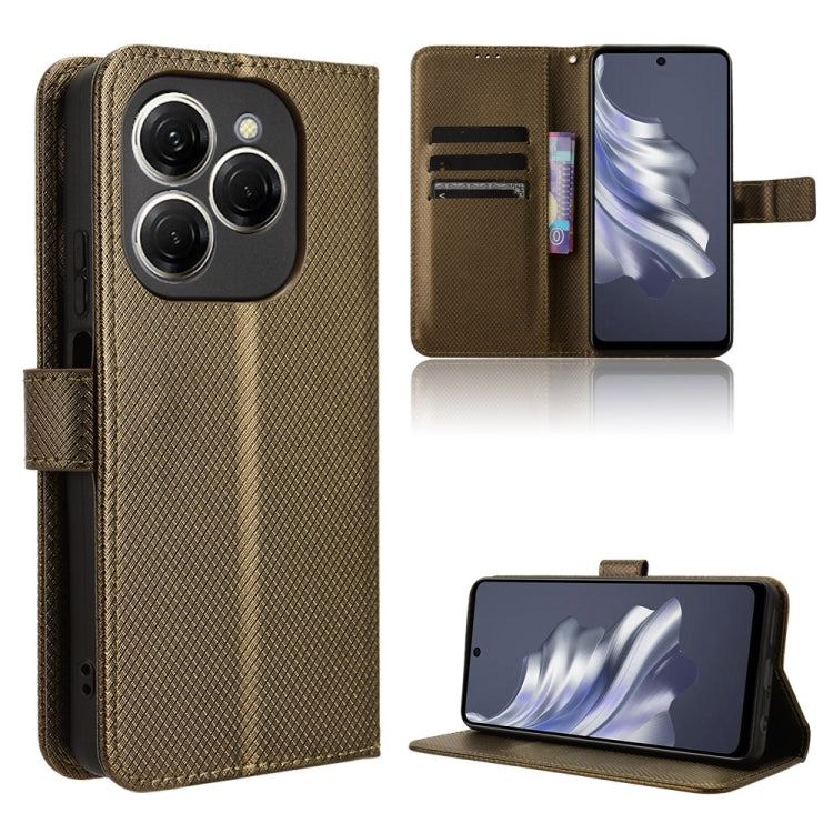 Diamond Texture Leather Phone Case, For Tecno Camon 30 Premier 5G, For Tecno Pova 6 Neo 4G, For Tecno Pova 6 4G, For Tecno Camon 30 Pro 5G, For Tecno Camon 30 5G / 4G, For Tecno Pova 6 Pro 5G, For Tecno Spark 20 Pro+ 4G, For Tecno Spark 20 Pro 4G      ...