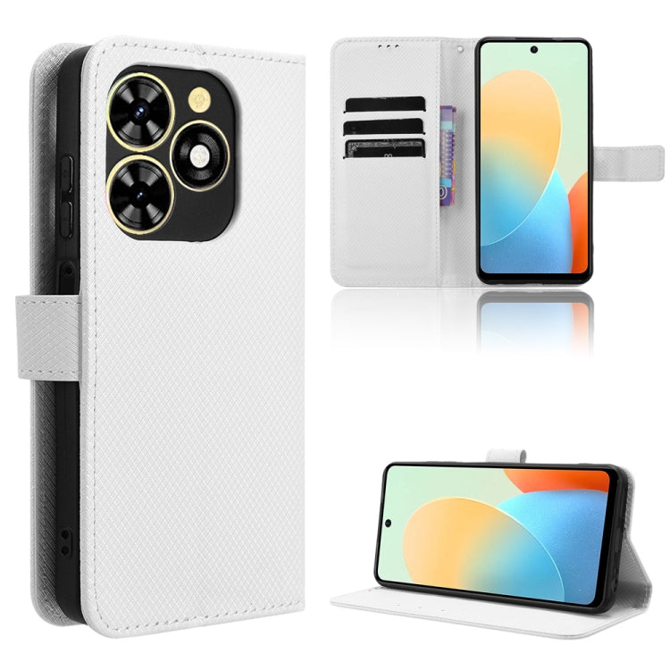 Diamond Texture Leather Phone Case, For Tecno Camon 30 Premier 5G, For Tecno Pova 6 Neo 4G, For Tecno Pova 6 4G, For Tecno Camon 30 Pro 5G, For Tecno Camon 30 5G / 4G, For Tecno Pova 6 Pro 5G, For Tecno Spark 20 Pro+ 4G, For Tecno Spark 20 Pro 4G      ...