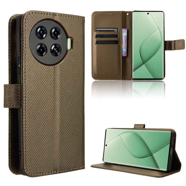 Diamond Texture Leather Phone Case, For Tecno Camon 30 Premier 5G, For Tecno Pova 6 Neo 4G, For Tecno Pova 6 4G, For Tecno Camon 30 Pro 5G, For Tecno Camon 30 5G / 4G, For Tecno Pova 6 Pro 5G, For Tecno Spark 20 Pro+ 4G, For Tecno Spark 20 Pro 4G      ...