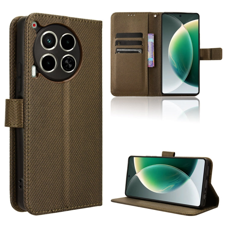 Diamond Texture Leather Phone Case, For Tecno Camon 30 Premier 5G, For Tecno Pova 6 Neo 4G, For Tecno Pova 6 4G, For Tecno Camon 30 Pro 5G, For Tecno Camon 30 5G / 4G, For Tecno Pova 6 Pro 5G, For Tecno Spark 20 Pro+ 4G, For Tecno Spark 20 Pro 4G      ...