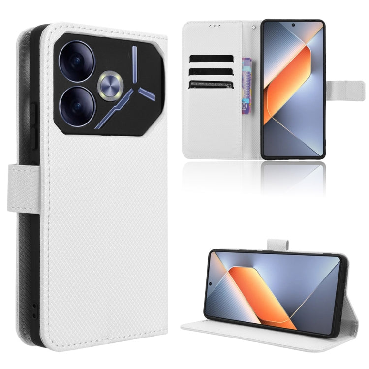 Diamond Texture Leather Phone Case, For Tecno Camon 30 Premier 5G, For Tecno Pova 6 Neo 4G, For Tecno Pova 6 4G, For Tecno Camon 30 Pro 5G, For Tecno Camon 30 5G / 4G, For Tecno Pova 6 Pro 5G, For Tecno Spark 20 Pro+ 4G, For Tecno Spark 20 Pro 4G      ...