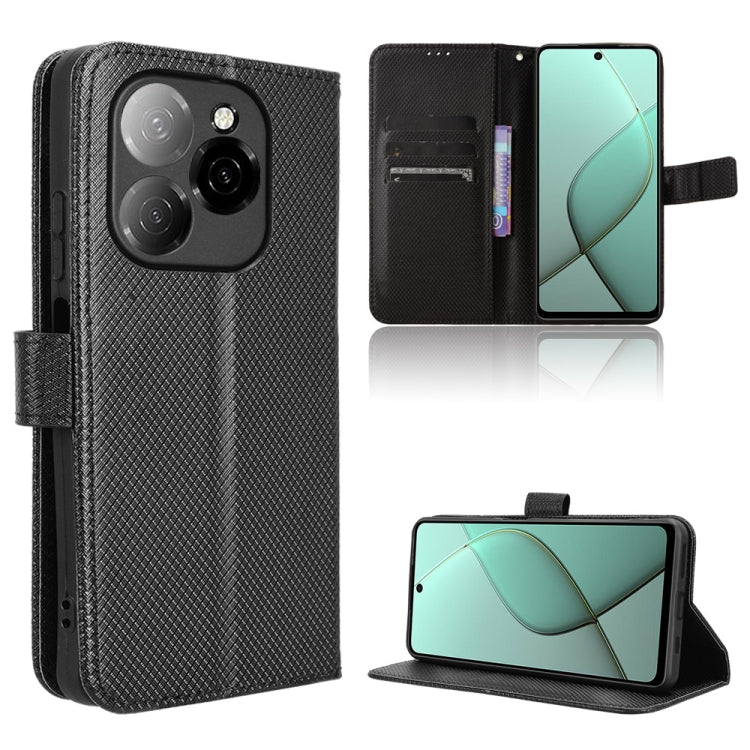 Diamond Texture Leather Phone Case, For Tecno Camon 40 Premier 5G, For Tecno Camon 40 4G, For Tecno Camon 30S 4G / 30S Pro 4G, For Tecno Pova 6 Neo 5G / Spark 30 5G, For Tecno Spark 30 Pro 4G, For Tecno Spark 30 4G                                      ...