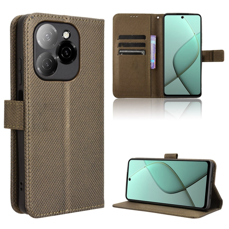 Diamond Texture Leather Phone Case, For Tecno Camon 40 Premier 5G, For Tecno Camon 40 4G, For Tecno Camon 30S 4G / 30S Pro 4G, For Tecno Pova 6 Neo 5G / Spark 30 5G, For Tecno Spark 30 Pro 4G, For Tecno Spark 30 4G                                      ...