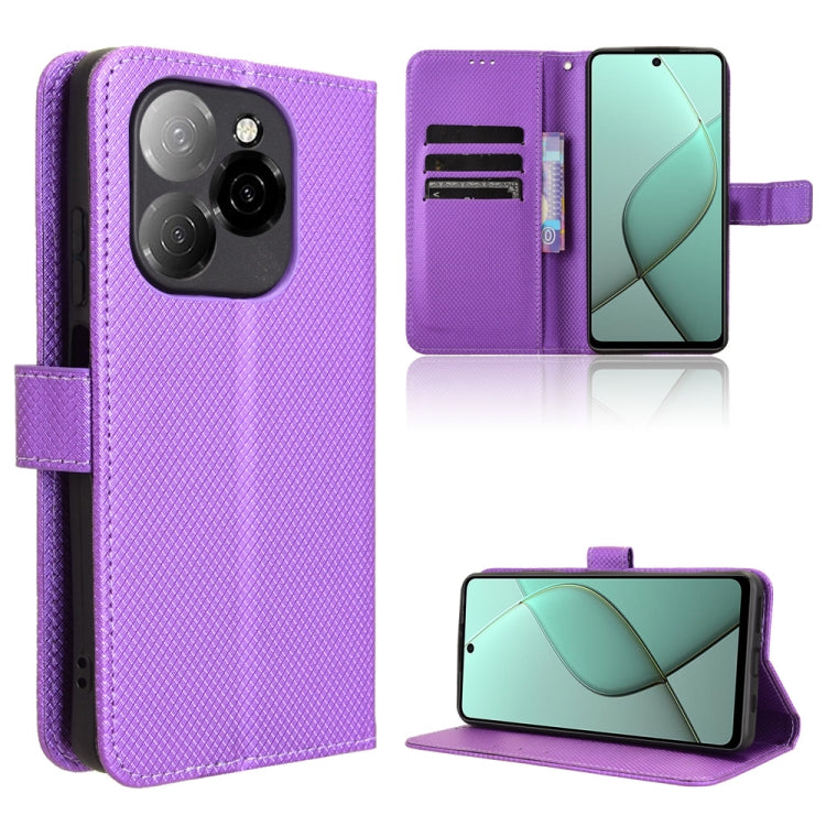 Diamond Texture Leather Phone Case, For Tecno Camon 40 Premier 5G, For Tecno Camon 40 4G, For Tecno Camon 30S 4G / 30S Pro 4G, For Tecno Pova 6 Neo 5G / Spark 30 5G, For Tecno Spark 30 Pro 4G, For Tecno Spark 30 4G                                      ...