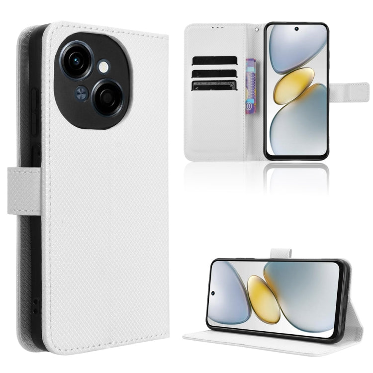 Diamond Texture Leather Phone Case, For Tecno Camon 40 Premier 5G, For Tecno Camon 40 4G, For Tecno Camon 30S 4G / 30S Pro 4G, For Tecno Pova 6 Neo 5G / Spark 30 5G, For Tecno Spark 30 Pro 4G, For Tecno Spark 30 4G                                      ...