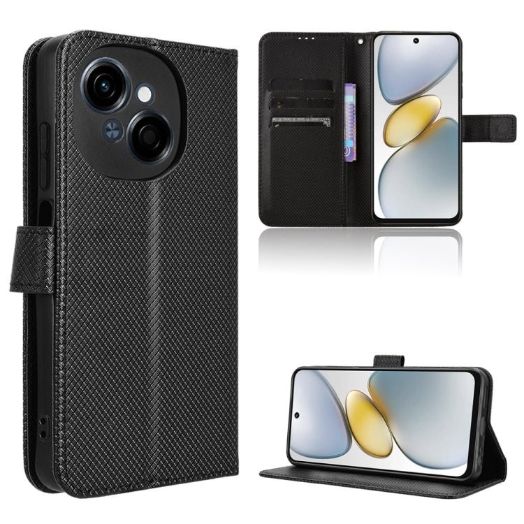 Diamond Texture Leather Phone Case, For Tecno Camon 40 Premier 5G, For Tecno Camon 40 4G, For Tecno Camon 30S 4G / 30S Pro 4G, For Tecno Pova 6 Neo 5G / Spark 30 5G, For Tecno Spark 30 Pro 4G, For Tecno Spark 30 4G                                      ...