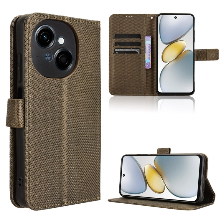 Diamond Texture Leather Phone Case, For Tecno Camon 40 Premier 5G, For Tecno Camon 40 4G, For Tecno Camon 30S 4G / 30S Pro 4G, For Tecno Pova 6 Neo 5G / Spark 30 5G, For Tecno Spark 30 Pro 4G, For Tecno Spark 30 4G                                      ...