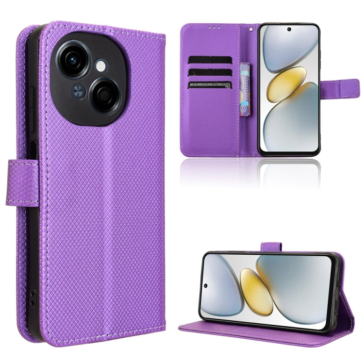 Diamond Texture Leather Phone Case, For Tecno Camon 40 Premier 5G, For Tecno Camon 40 4G, For Tecno Camon 30S 4G / 30S Pro 4G, For Tecno Pova 6 Neo 5G / Spark 30 5G, For Tecno Spark 30 Pro 4G, For Tecno Spark 30 4G                                      ...