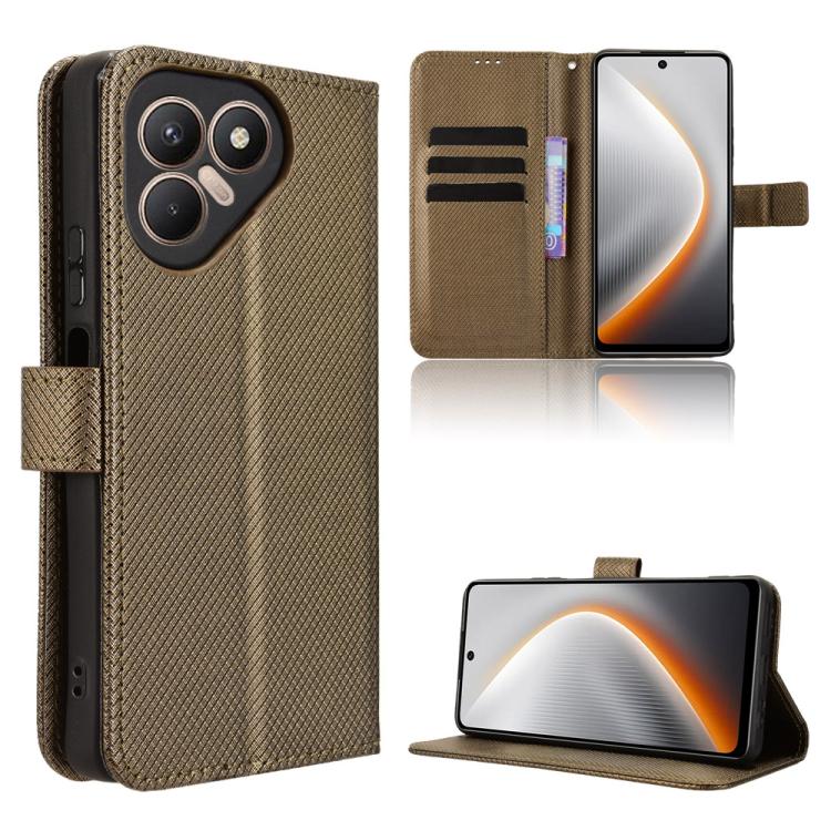 Diamond Texture Leather Phone Case, For Tecno Pova 7 5G, For Tecno Spark 40 Pro+ 4G, For Tecno Spark 40 Pro 4G, For Tecno Spark 40 4G, For Tecno Pova 7 Ultra 5G, For Tecno Pova 7 4G, For Tecno Spark Go 2 4G, For Tecno Pova Curve 5G                     ...