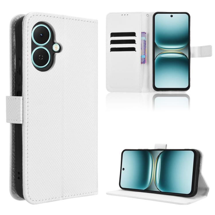 Diamond Texture Leather Phone Case, For Tecno Pova 7 5G, For Tecno Spark 40 Pro+ 4G, For Tecno Spark 40 Pro 4G, For Tecno Spark 40 4G, For Tecno Pova 7 Ultra 5G, For Tecno Pova 7 4G, For Tecno Spark Go 2 4G, For Tecno Pova Curve 5G                     ...