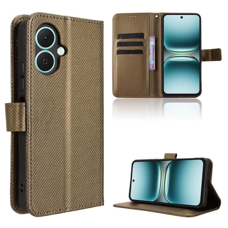 Diamond Texture Leather Phone Case, For Tecno Pova 7 5G, For Tecno Spark 40 Pro+ 4G, For Tecno Spark 40 Pro 4G, For Tecno Spark 40 4G, For Tecno Pova 7 Ultra 5G, For Tecno Pova 7 4G, For Tecno Spark Go 2 4G, For Tecno Pova Curve 5G                     ...