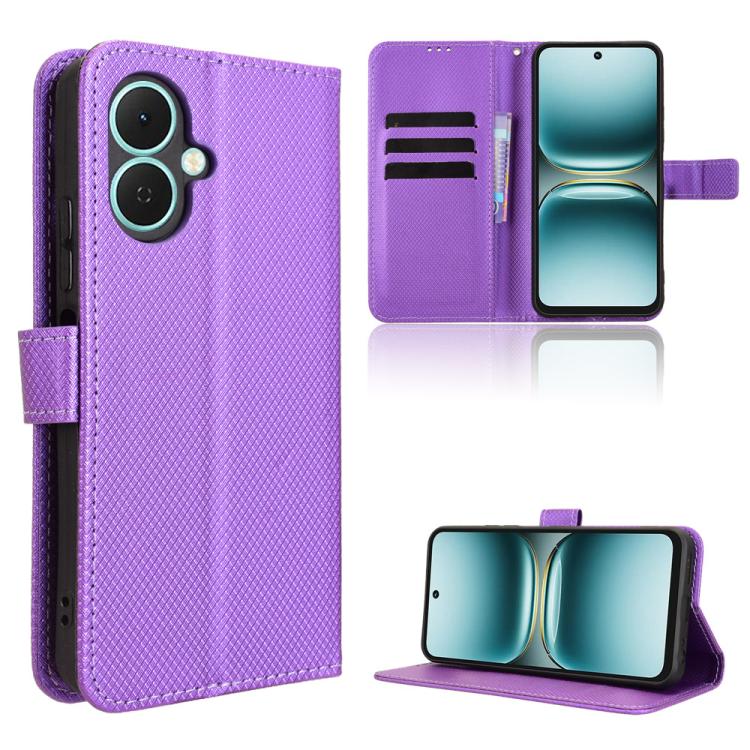 Diamond Texture Leather Phone Case, For Tecno Pova 7 5G, For Tecno Spark 40 Pro+ 4G, For Tecno Spark 40 Pro 4G, For Tecno Spark 40 4G, For Tecno Pova 7 Ultra 5G, For Tecno Pova 7 4G, For Tecno Spark Go 2 4G, For Tecno Pova Curve 5G                     ...