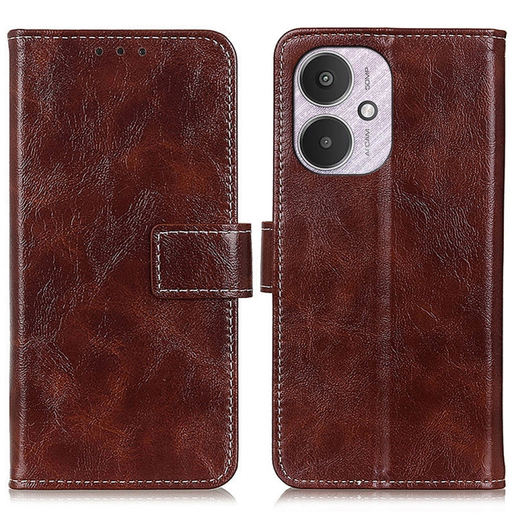 Retro Crazy Horse Texture Leather Phone Case, For Xiaomi Poco F6 / Redmi Turbo 3, For Xiaomi Poco F6 Pro, For Xiaomi Redmi K70 5G / K70 Pro 5G, For Xiaomi Redmi Note 13 Pro 4G/Poco M6 Pro 4G, For Xiaomi Redmi A3, For Xiaomi Redmi 13C                   ...