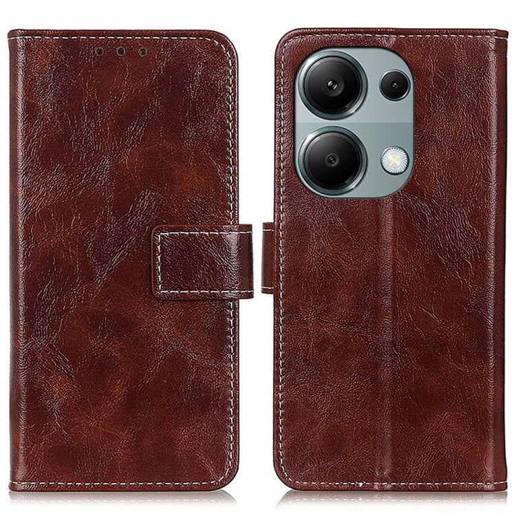 Retro Crazy Horse Texture Leather Phone Case, For Xiaomi Poco F6 / Redmi Turbo 3, For Xiaomi Poco F6 Pro, For Xiaomi Redmi K70 5G / K70 Pro 5G, For Xiaomi Redmi Note 13 Pro 4G/Poco M6 Pro 4G, For Xiaomi Redmi A3, For Xiaomi Redmi 13C                   ...