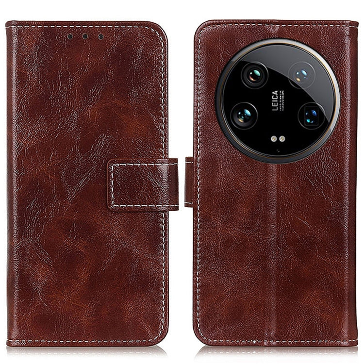 Retro Crazy Horse Texture Leather Phone Case, For Xiaomi Redmi Note 13 Pro 5G/Poco X6, For Xiaomi 14 Ultra, For Xiaomi 14 Pro, For Xiaomi 14, For Xiaomi Redmi Note 13 5G Global, For Xiaomi Redmi Note 13 Pro+, For Xiaomi 13T 5G / Redmi K60 Ultra 5G     ...