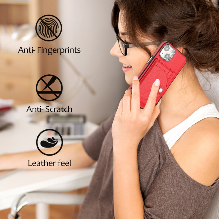 Shockproof Leather Phone Case with Card Holder, For iPhone 14, For iPhone 15 Pro Max, For iPhone 15 Pro, For iPhone 14 Plus, For iPhone 14 Pro, For iPhone 15 Plus, For iPhone 15, For iPhone 14 Pro Max