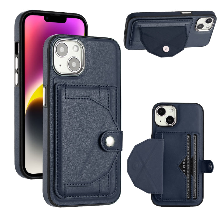 Shockproof Leather Phone Case with Card Holder, For iPhone 14, For iPhone 15 Pro Max, For iPhone 15 Pro, For iPhone 14 Plus, For iPhone 14 Pro, For iPhone 15 Plus, For iPhone 15, For iPhone 14 Pro Max