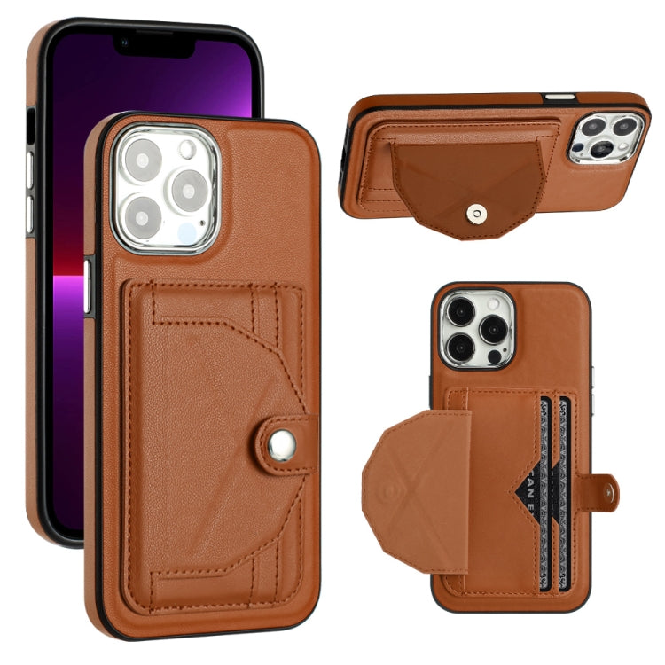Shockproof Leather Phone Case with Card Holder, For iPhone 14, For iPhone 15 Pro Max, For iPhone 15 Pro, For iPhone 14 Plus, For iPhone 14 Pro, For iPhone 15 Plus, For iPhone 15, For iPhone 14 Pro Max