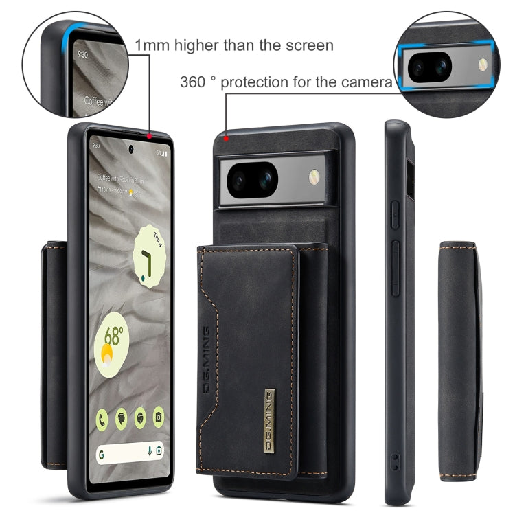 DG.MING M2 Series 3-Fold Multi Card Bag + Magnetic Phone Case, For Google Pixel 8a, For Google Pixel 7a, For Google Pixel 6