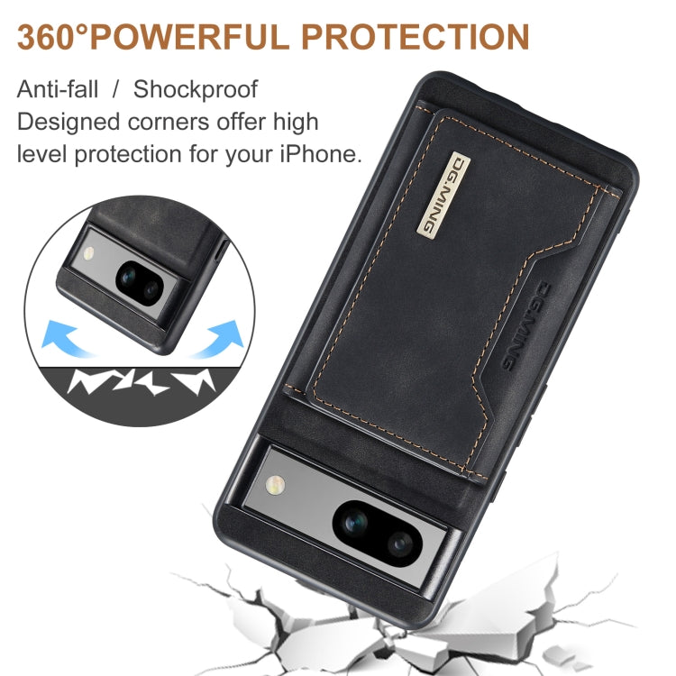 DG.MING M2 Series 3-Fold Multi Card Bag + Magnetic Phone Case, For Google Pixel 8a, For Google Pixel 7a, For Google Pixel 6