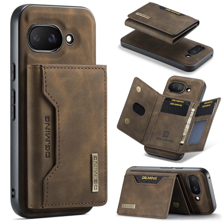 DG.MING M2 Series 3-Fold Multi Card Bag + Magnetic Phone Case, For Google Pixel 10a, For Google Pixel 10 Pro XL, For Google Pixel 10 / 10 Pro, For Google Pixel 9a, For Google Pixel 9 Pro XL, For Google Pixel 9 / 9 Pro, For Google Pixel 8a              ...