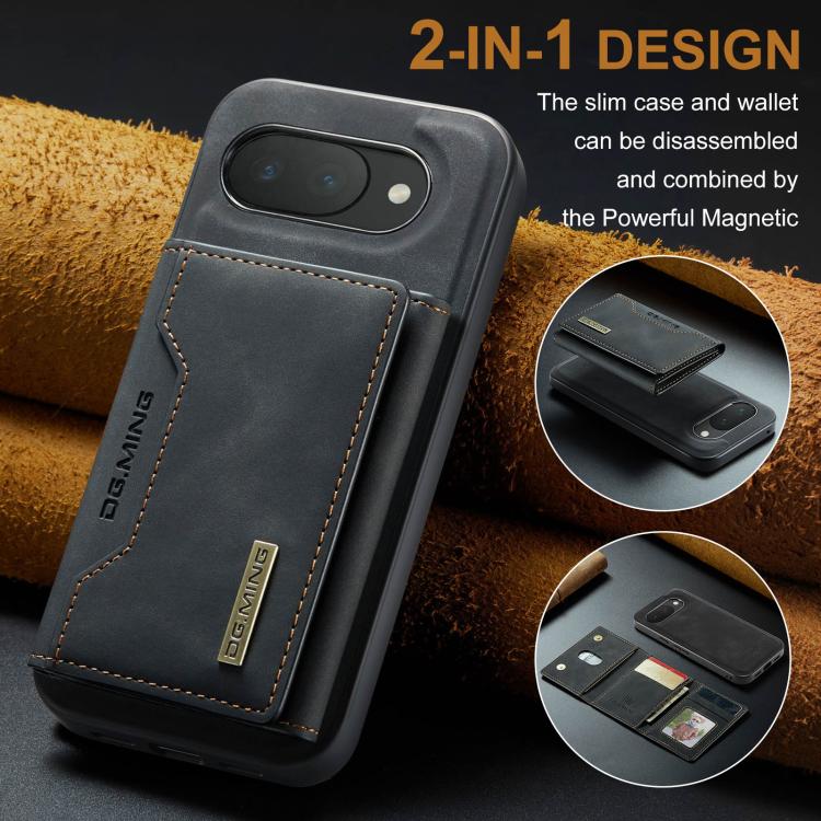DG.MING M2 Series 3-Fold Multi Card Bag + Magnetic Phone Case, For Google Pixel 10a, For Google Pixel 10 Pro XL, For Google Pixel 10 / 10 Pro, For Google Pixel 9a, For Google Pixel 9 Pro XL, For Google Pixel 9 / 9 Pro, For Google Pixel 8a              ...