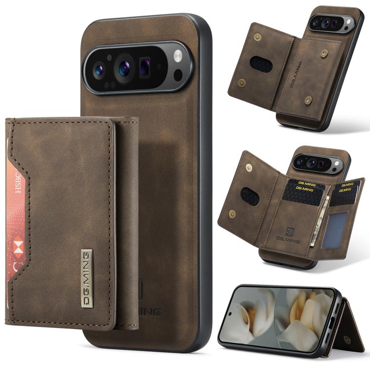 DG.MING M2 Series 3-Fold Multi Card Bag + Magnetic Phone Case, For Google Pixel 10a, For Google Pixel 10 Pro XL, For Google Pixel 10 / 10 Pro, For Google Pixel 9a, For Google Pixel 9 Pro XL, For Google Pixel 9 / 9 Pro, For Google Pixel 8a              ...