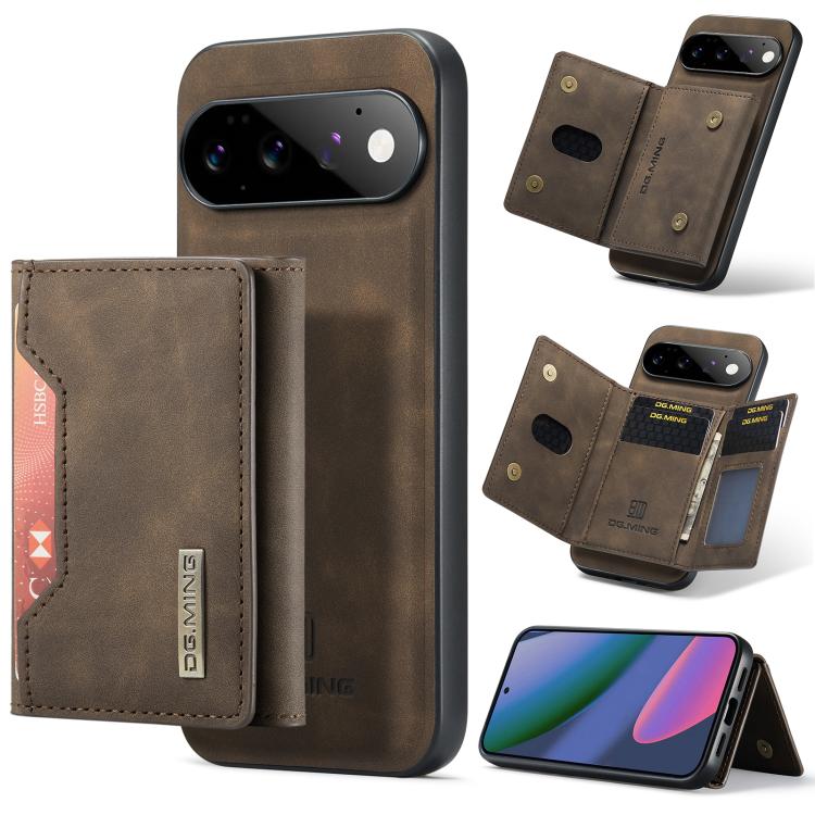 DG.MING M2 Series 3-Fold Multi Card Bag + Magnetic Phone Case, For Google Pixel 11 Pro XL, For Google Pixel 11, For Google Pixel 11 Pro, For Google Pixel 10a, For Google Pixel 10 Pro XL, For Google Pixel 10 / 10 Pro, For Google Pixel 9a                ...