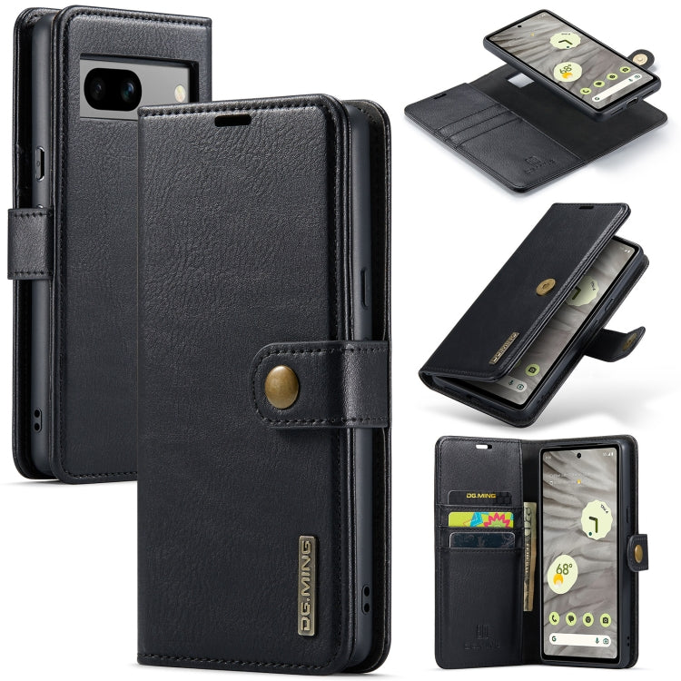 DG.MING Crazy Horse Texture Detachable Magnetic Leather Phone Case, For Google Pixel 8, For Google Pixel 7a